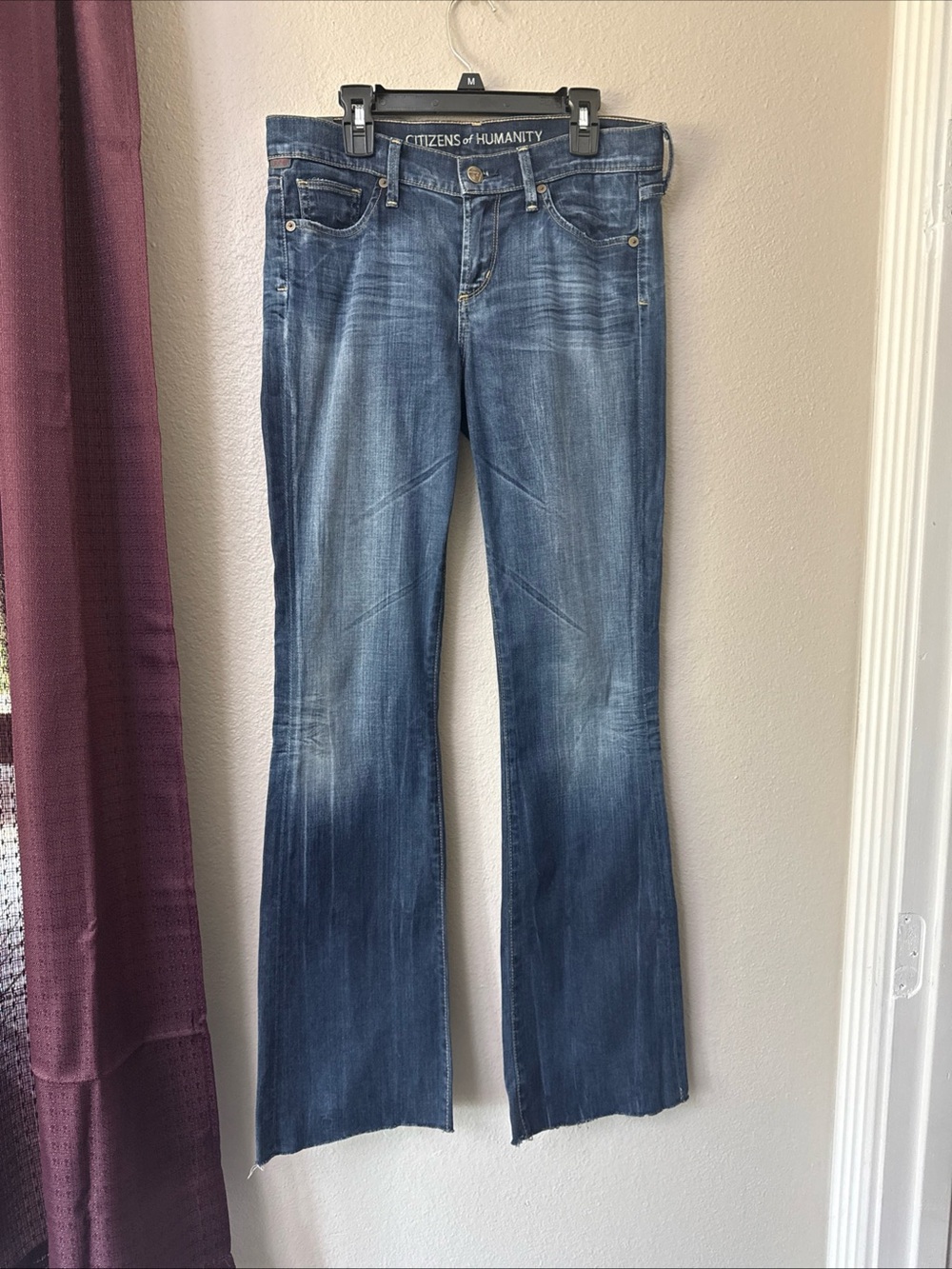B8/1 Citizens Of Humanity WOMENS Raw Hem Denim Jeans Size 27